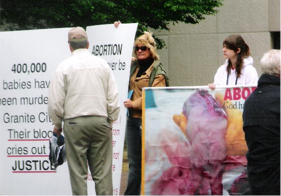 Man speaking with Angela